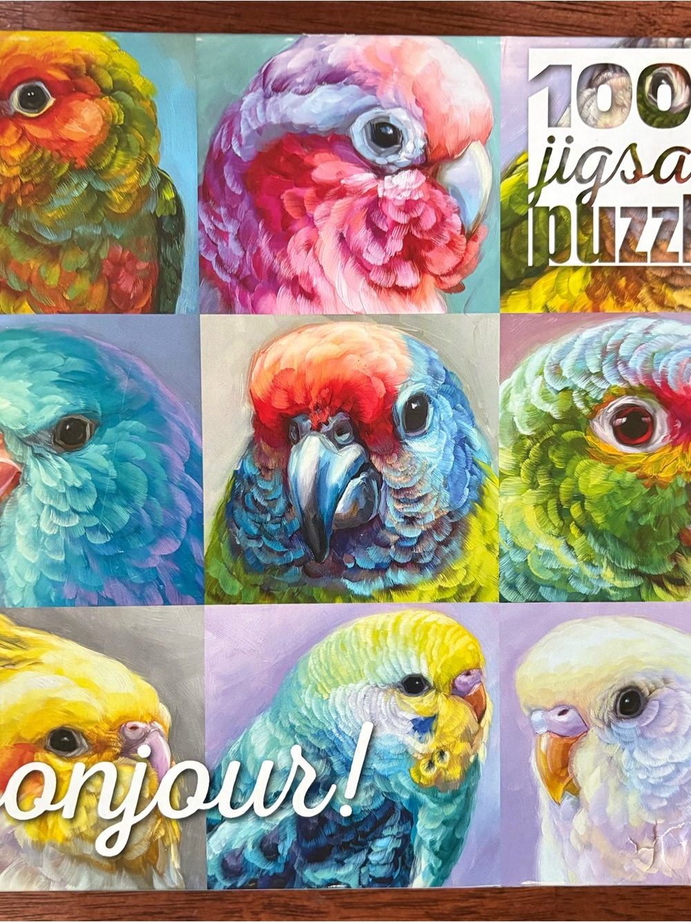 Bonjour 1000 piece puzzle- Parrots